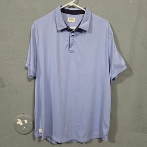 Mantra Mens performance XL Light Blue golf Polo Shirt